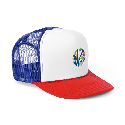 Kay chimba trucker caps - blue/red / one size - hats