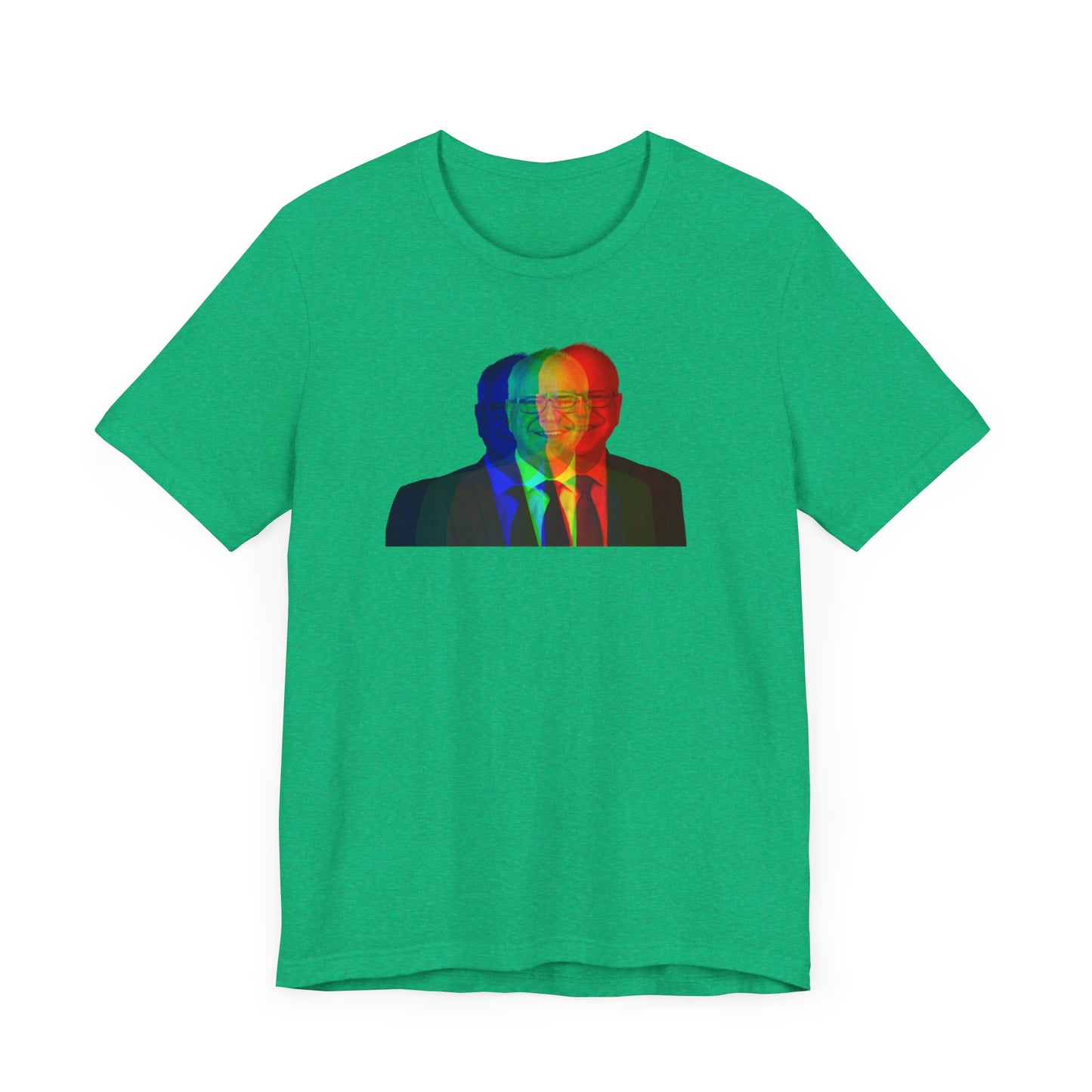 Tim walz for vice president 2024 unisex jersey short sleeve trippy tee - t-shirt