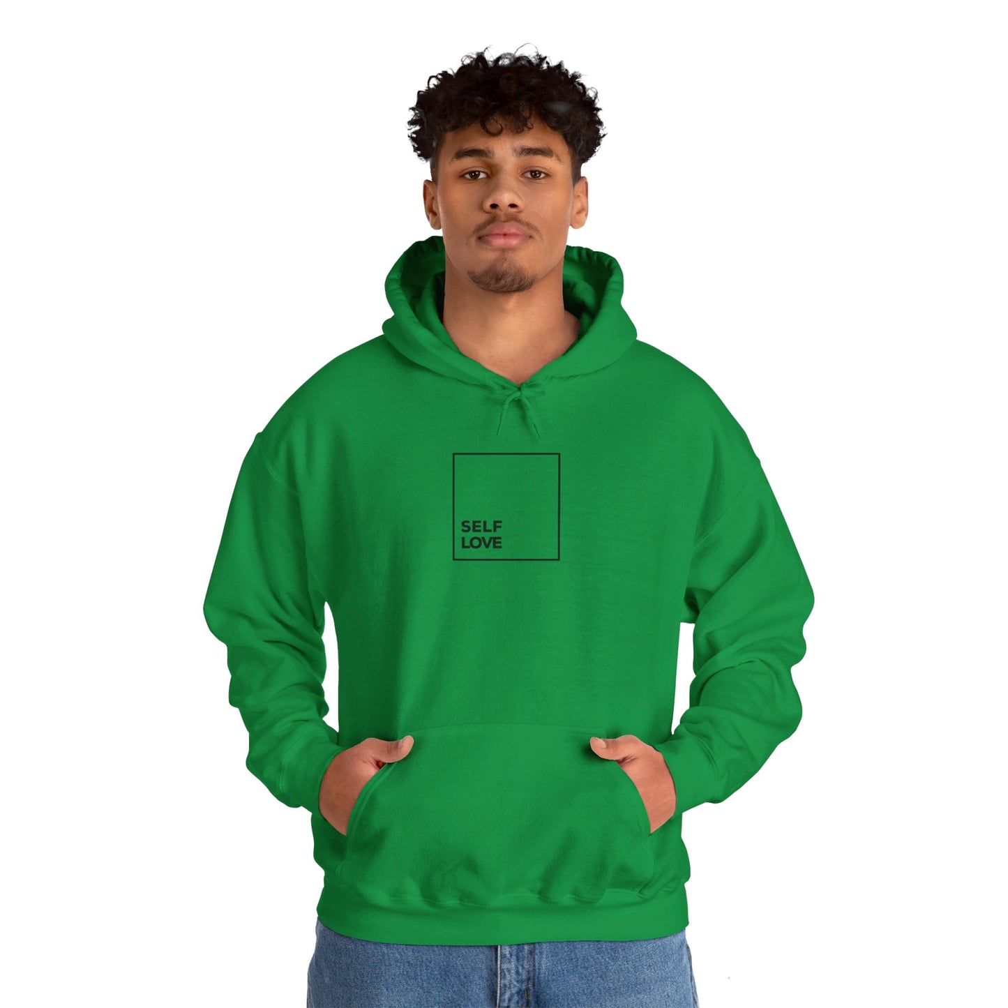 Kay chimba self love unisex heavy blend™ hooded sweatshirt - irish green / s - hoodie