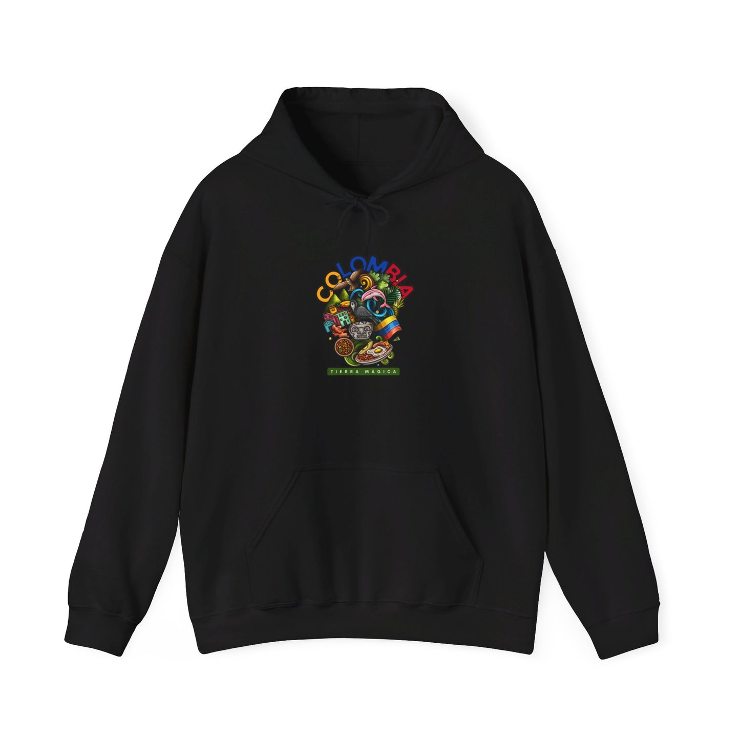 Kay chimba colombia unisex heavy blend™ hooded sweatshirt - black / s - hoodie