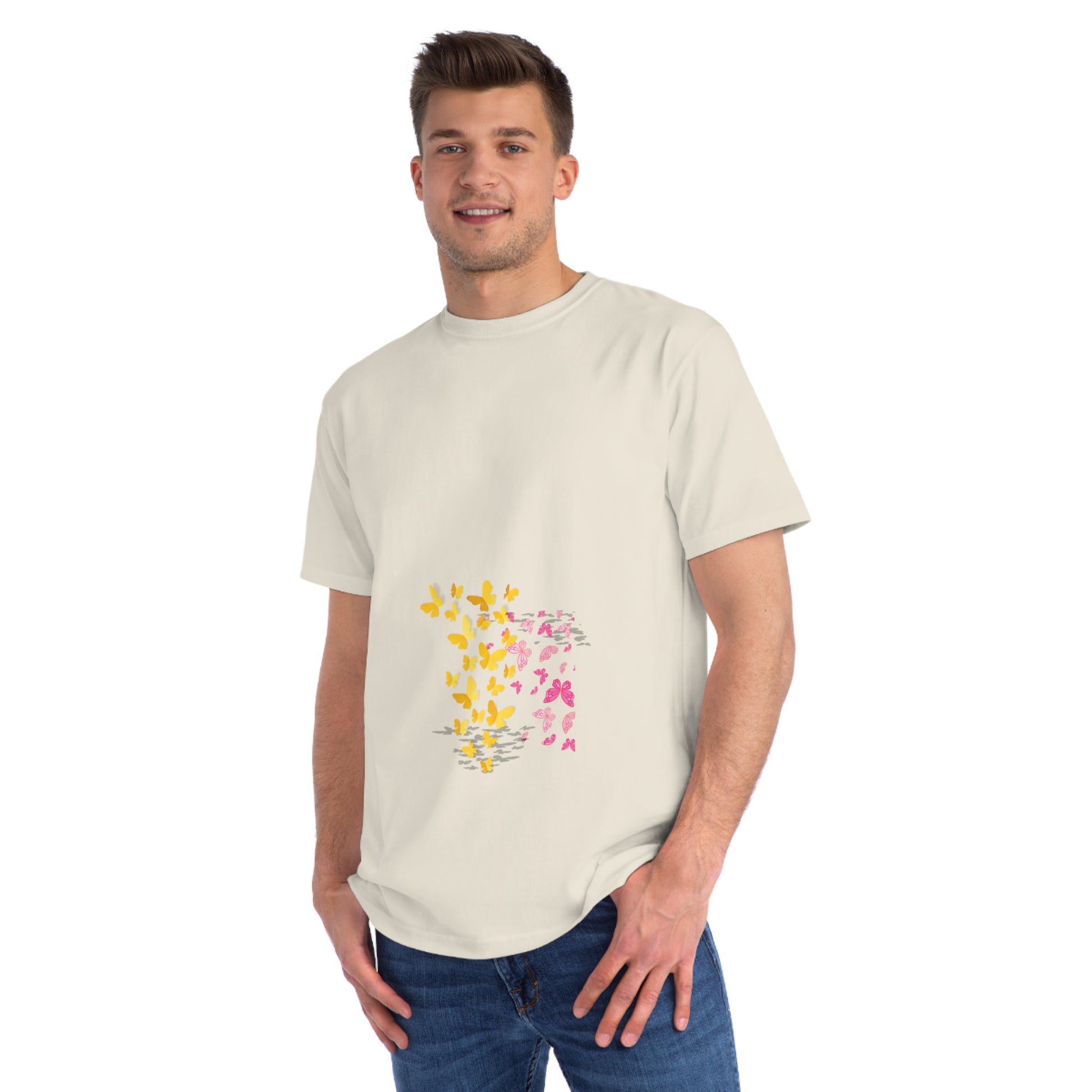 Kay chimba mariposa amarillo organic unisex classic t-shirt