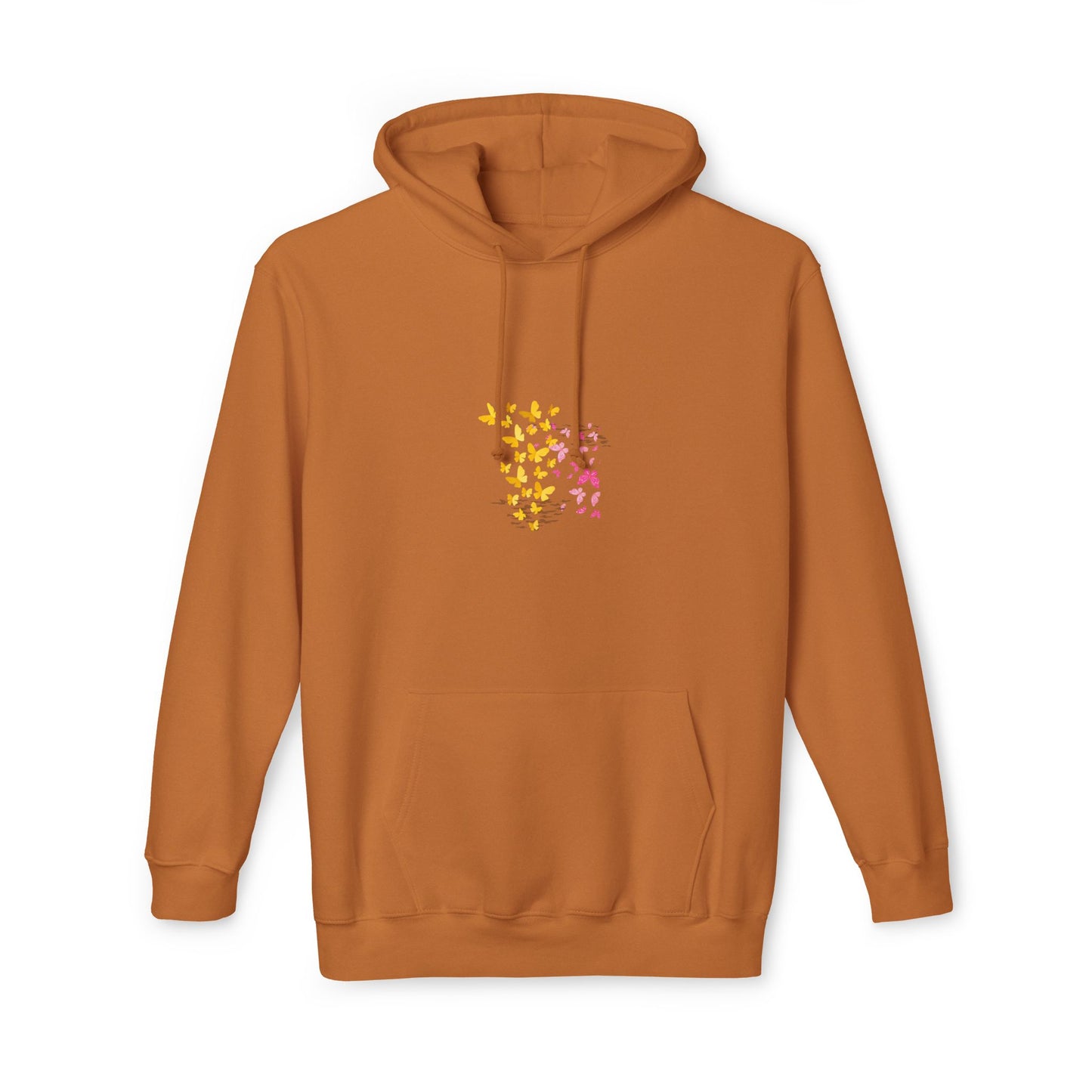 Kay chimba mariposa amarillo unisex hooded sweatshirt made in us - hoodie