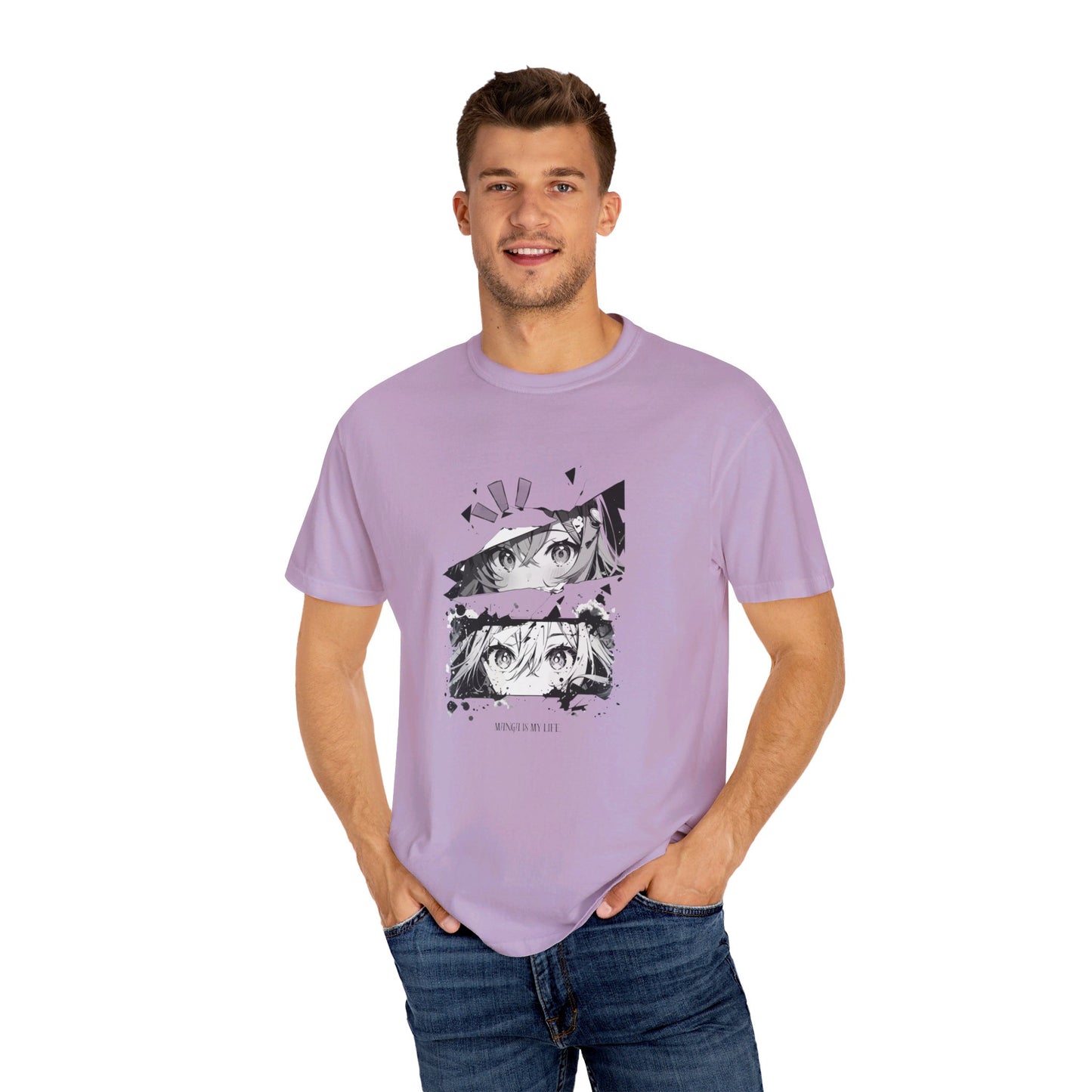 Kay chimba manga unisex garment-dyed t-shirt - t-shirt