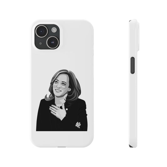 Our kamala for president slim phone cases - iphone 15 - case