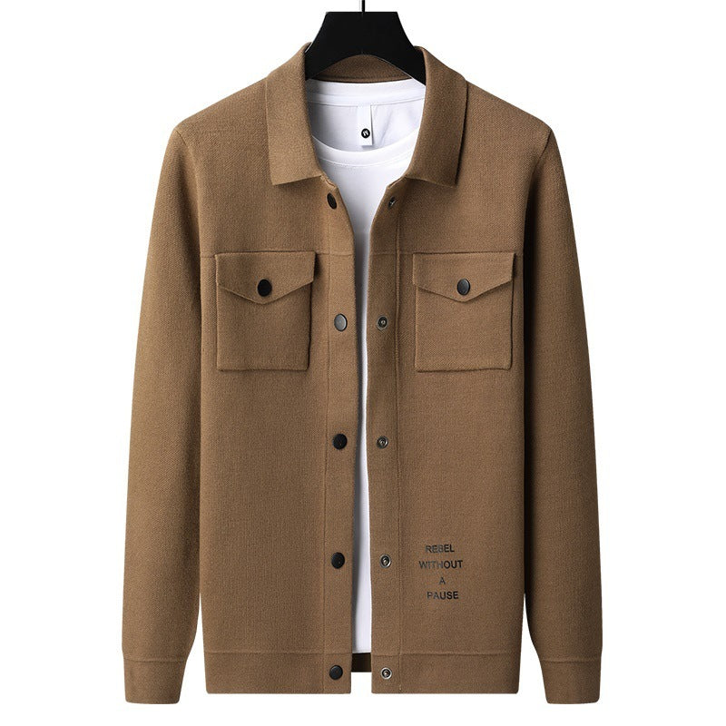 New cardigan sweater men’s coat