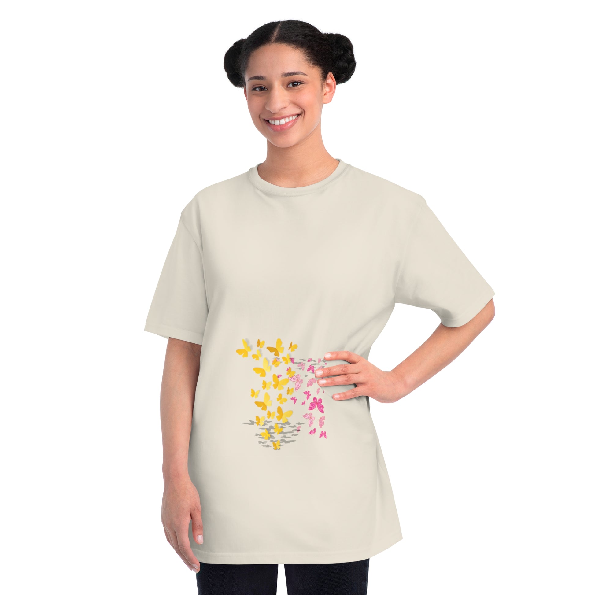 Kay chimba mariposa amarillo organic unisex classic t-shirt