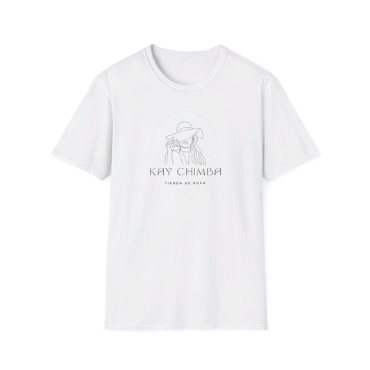 Kay chimba fancy huh unisex softstyle t-shirt - white / s