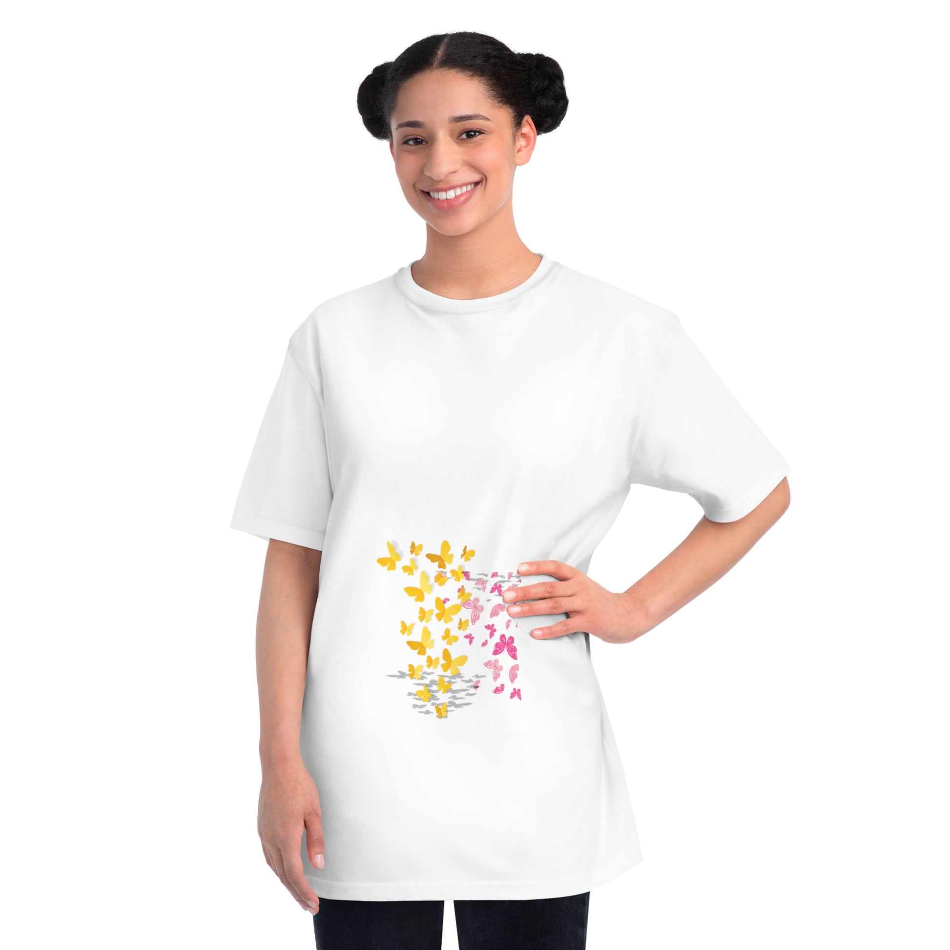 Kay chimba mariposa amarillo organic unisex classic t-shirt