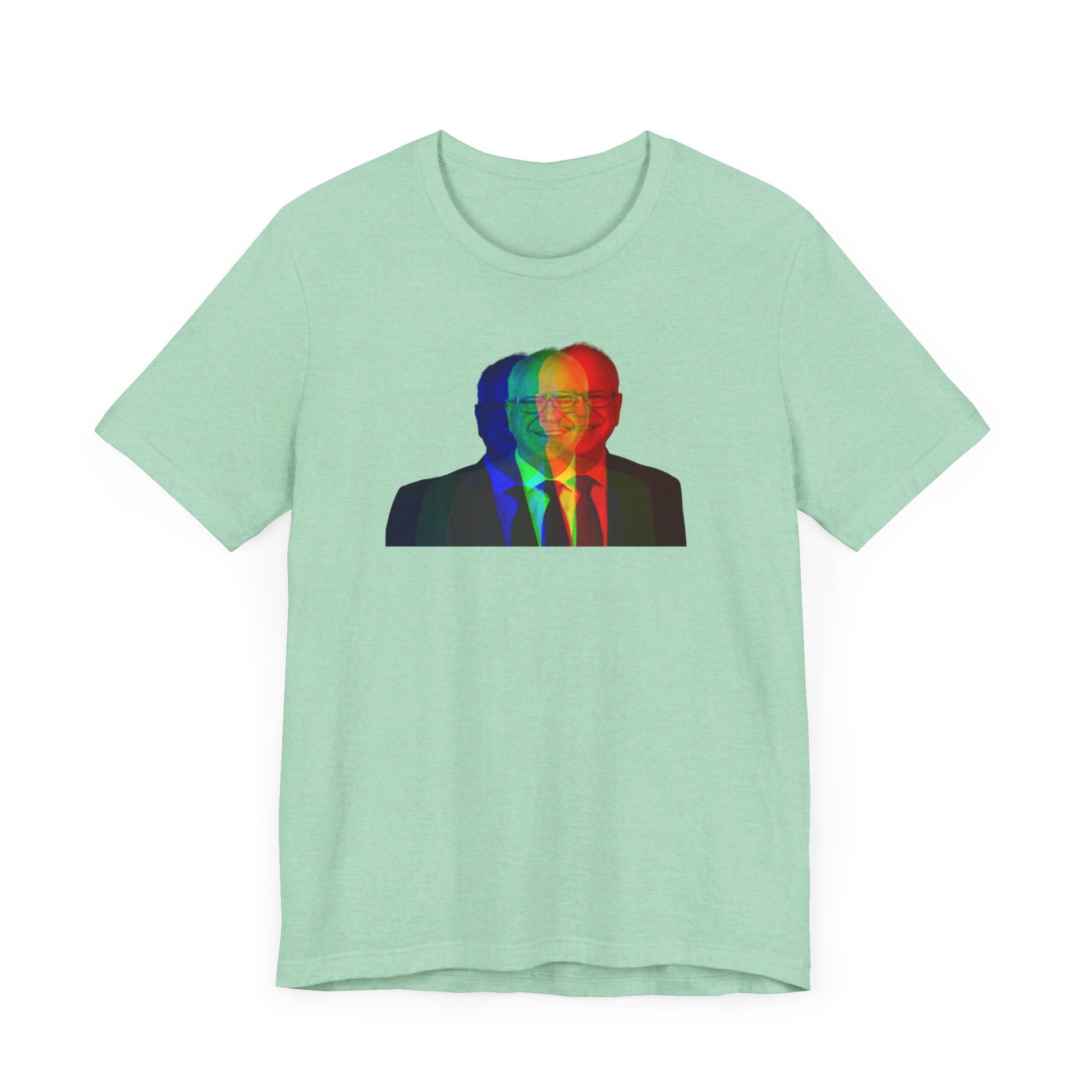 Tim walz for vice president 2024 unisex jersey short sleeve trippy tee - t-shirt