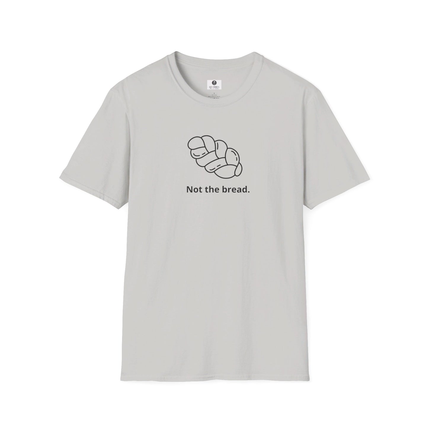 Kay chimba challah unisex softstyle t-shirt - ice grey / s