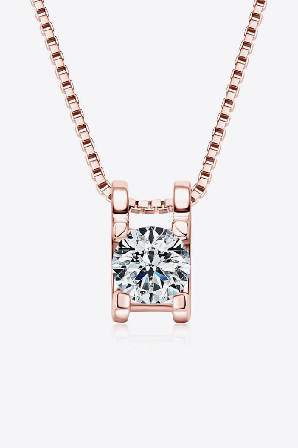 Moissanite 925 sterling silver necklace