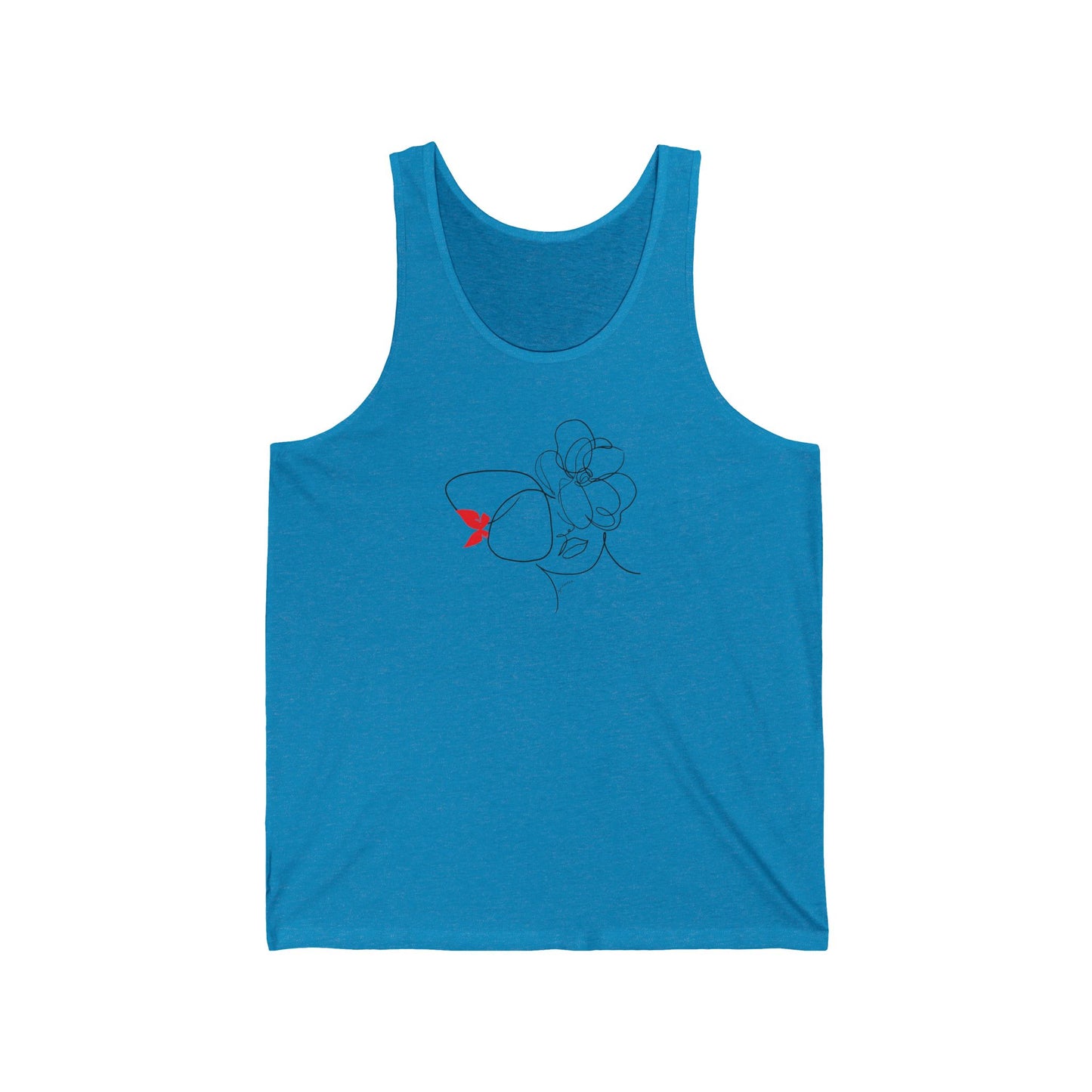 Red Bow Girl Tank Top