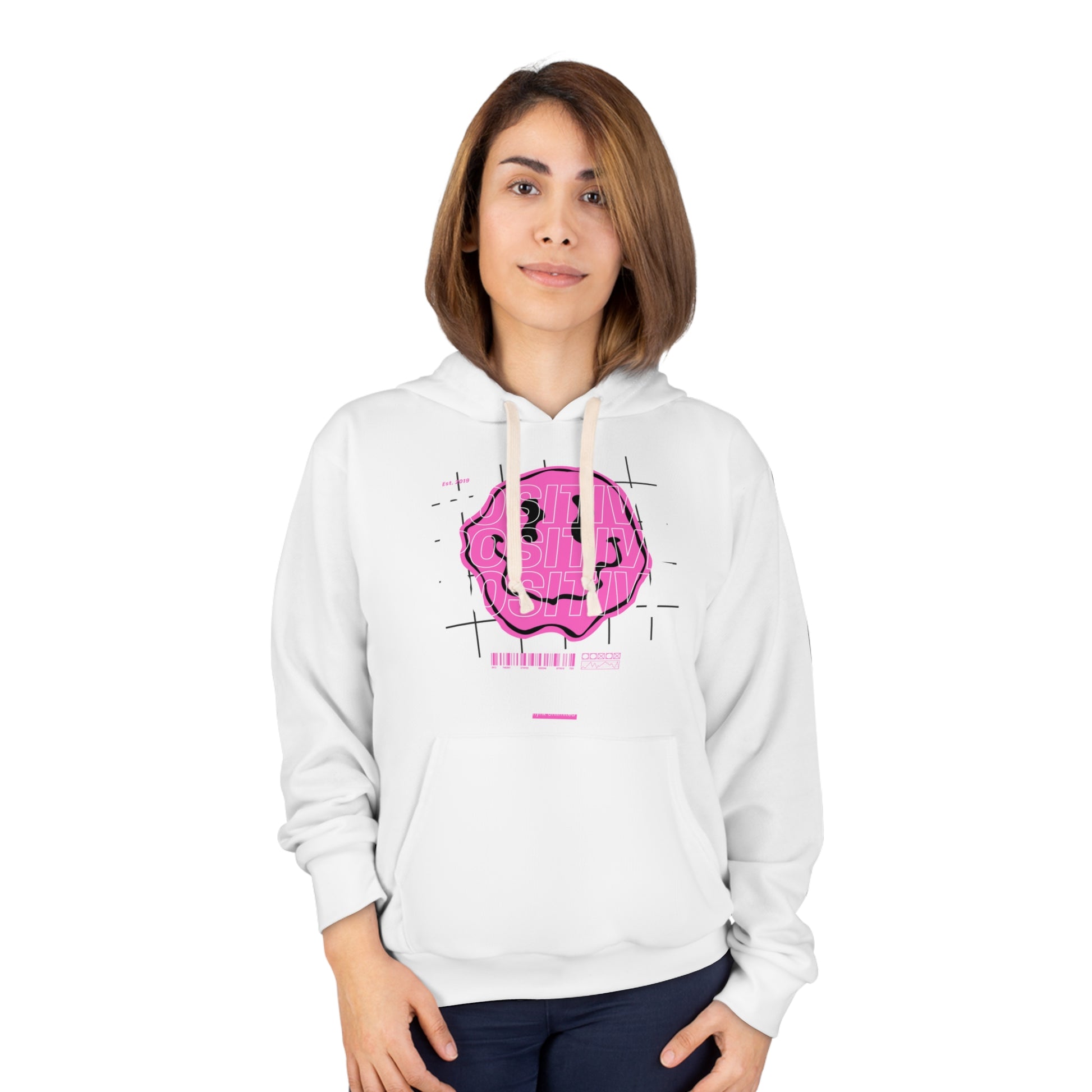 Kay chimba wavy smile women’s unisex pullover hoodie (aop) - l - all over prints