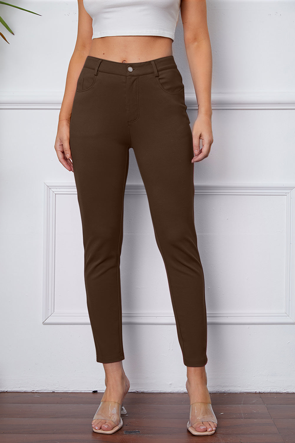 Stretchystitch pants by basic bae - mocha / s