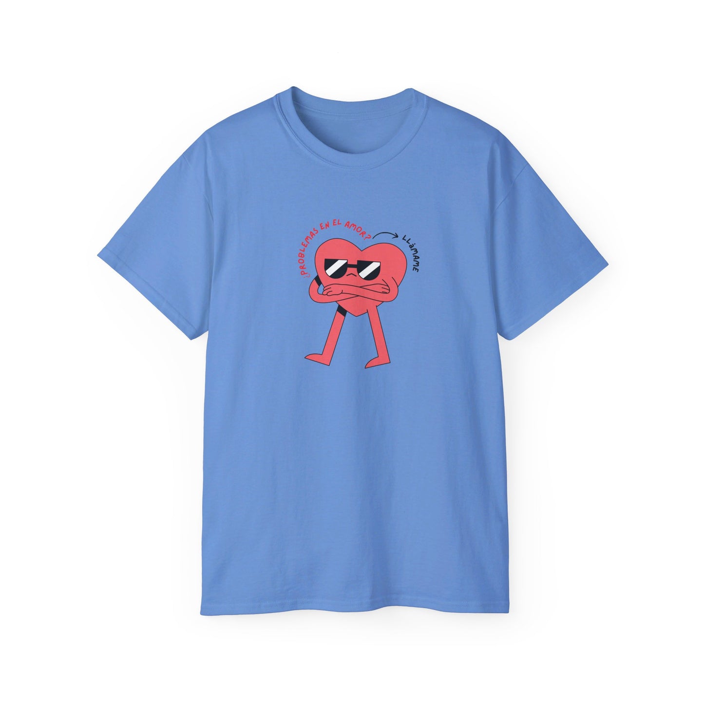 Kay chimba problemas llámame unisex ultra cotton tee - carolina blue / s - t-shirt