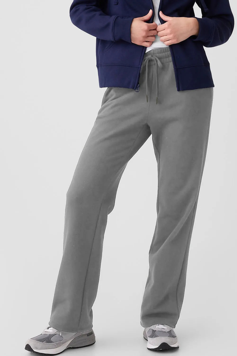 Drawstring pants with pockets