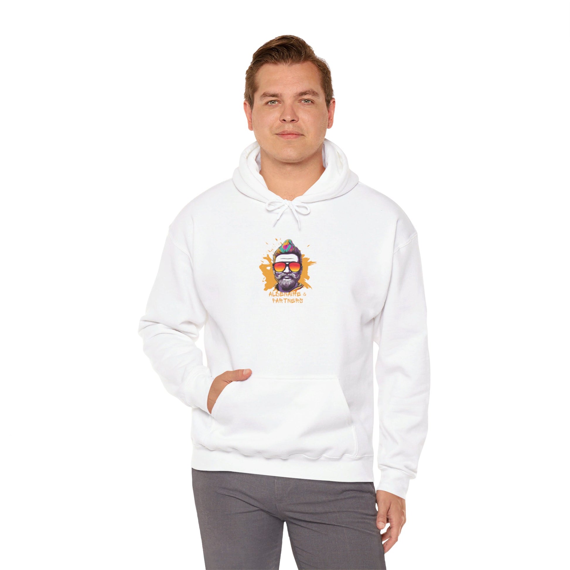 Kay chimba teso unisex heavy blend™ hooded sweatshirt - white / s - hoodie