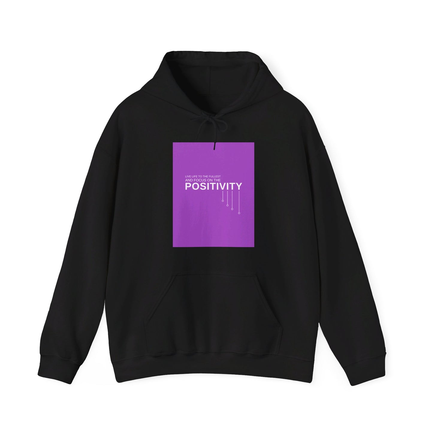 Kay chimba positivity unisex heavy blend™ hooded sweatshirt - black / s - hoodie