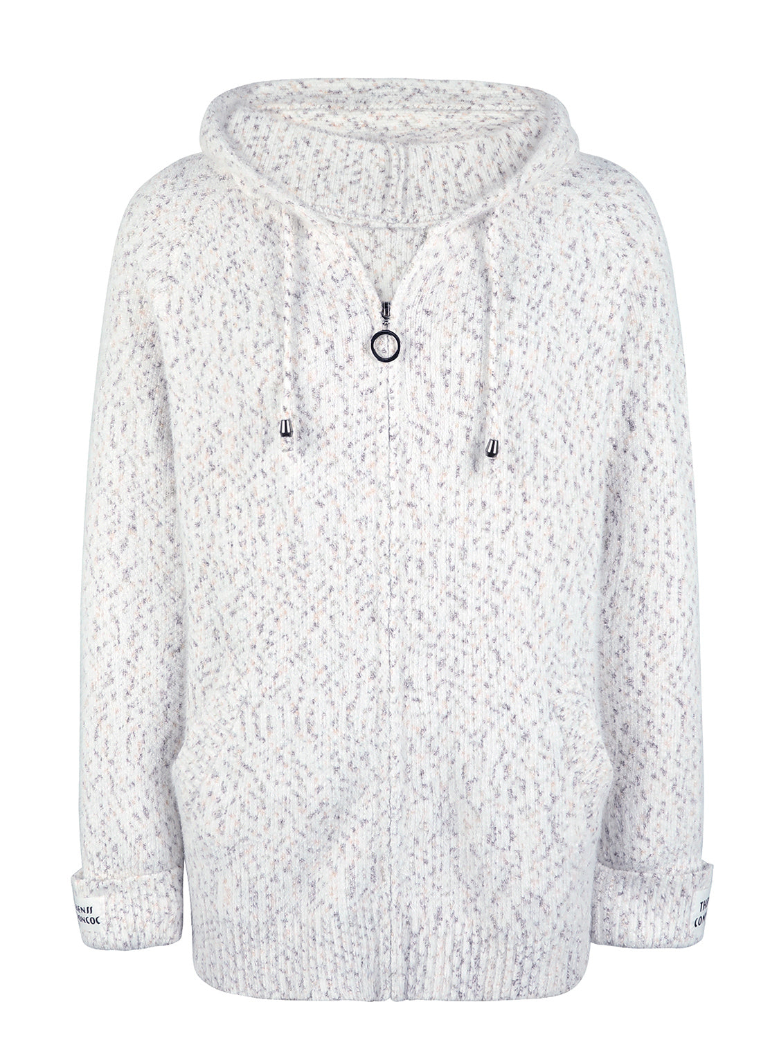 Zip-up hooded sweater