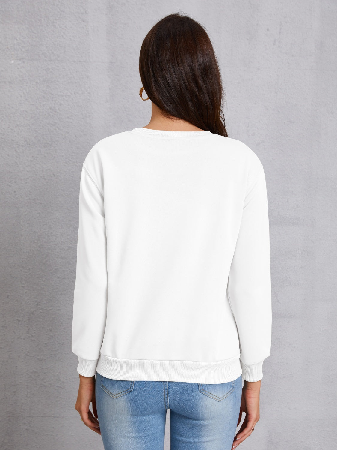 Sunflower round neck dropped shoulder sweatshirt