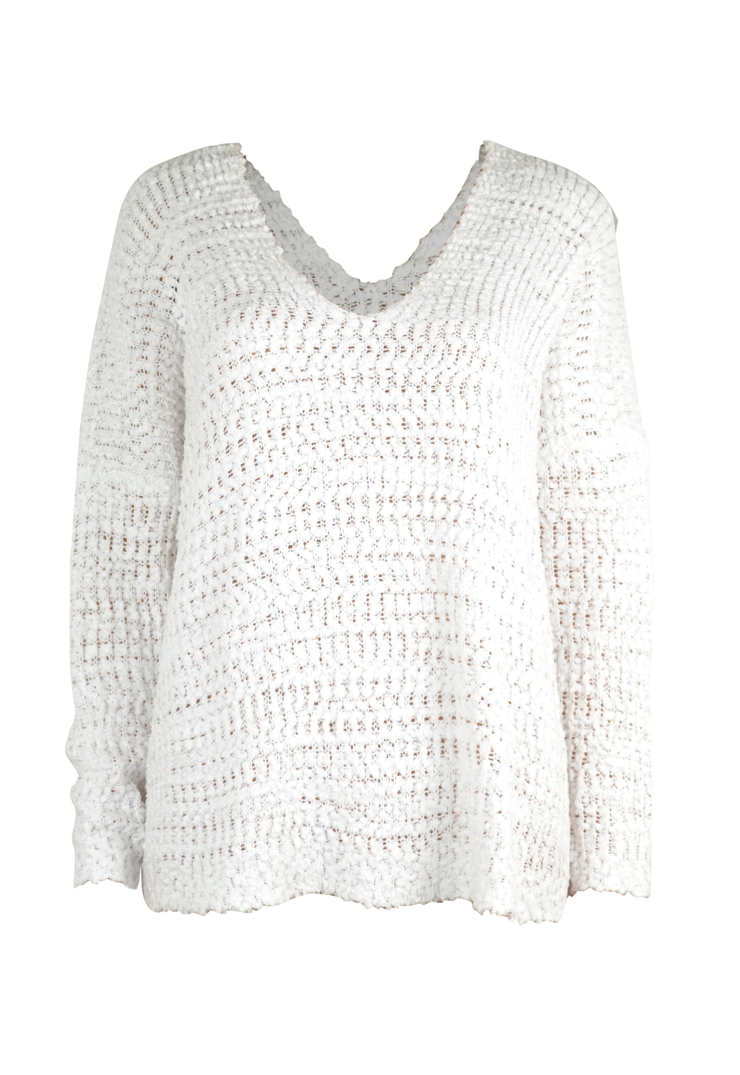 Angel wings single shoulder long sleeve sweater