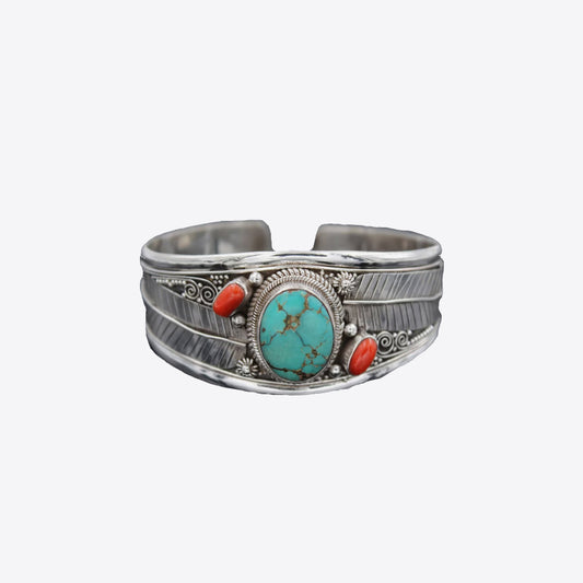 Turquoise open bracelet