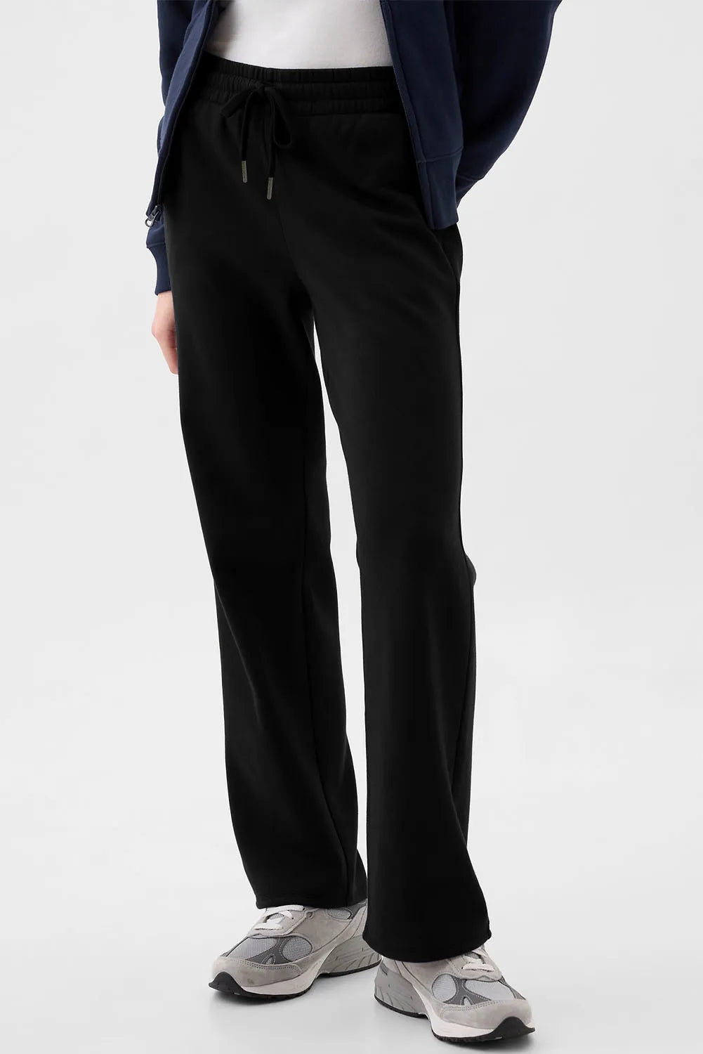 Drawstring pants with pockets - black / s