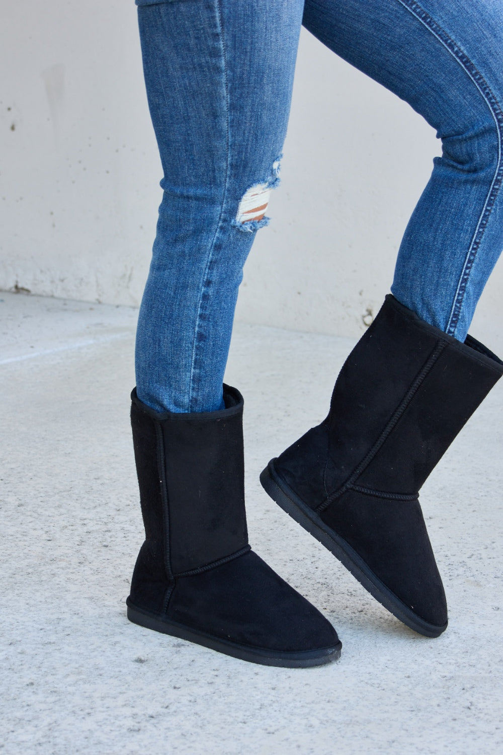 Forever link thermal lined flat boots