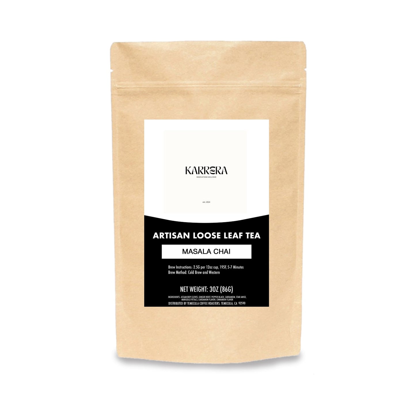 Masala chai - 3oz / loose leaf