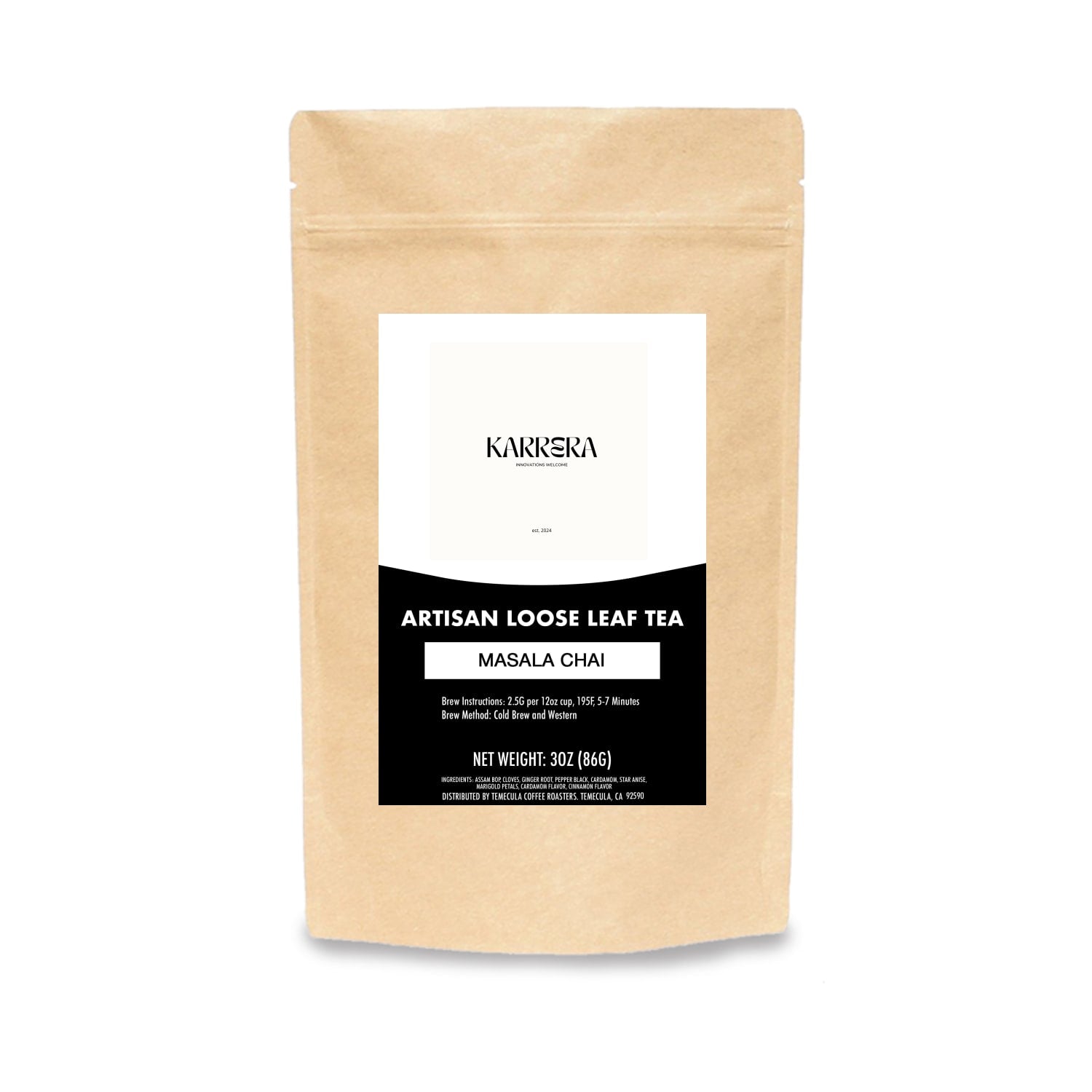 Masala chai - 3oz / loose leaf