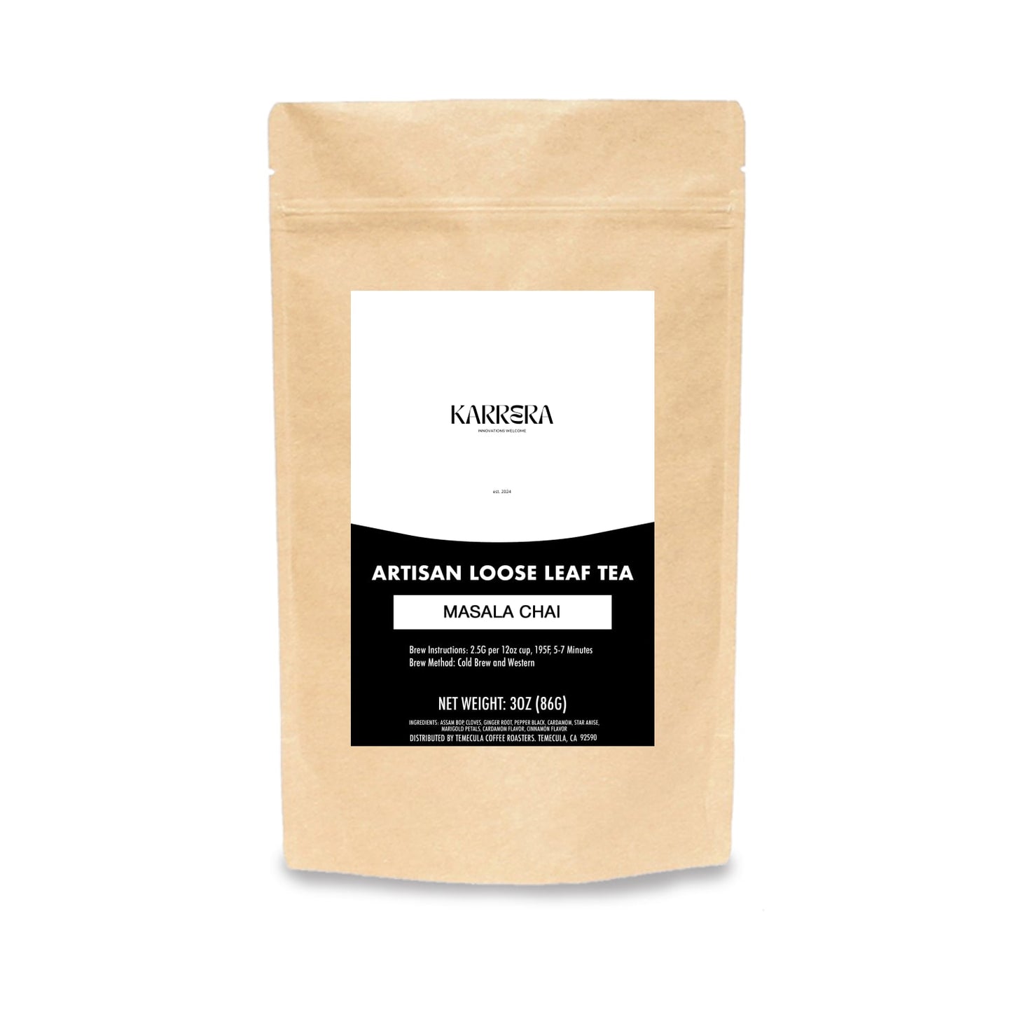 Masala chai - 3oz / loose leaf